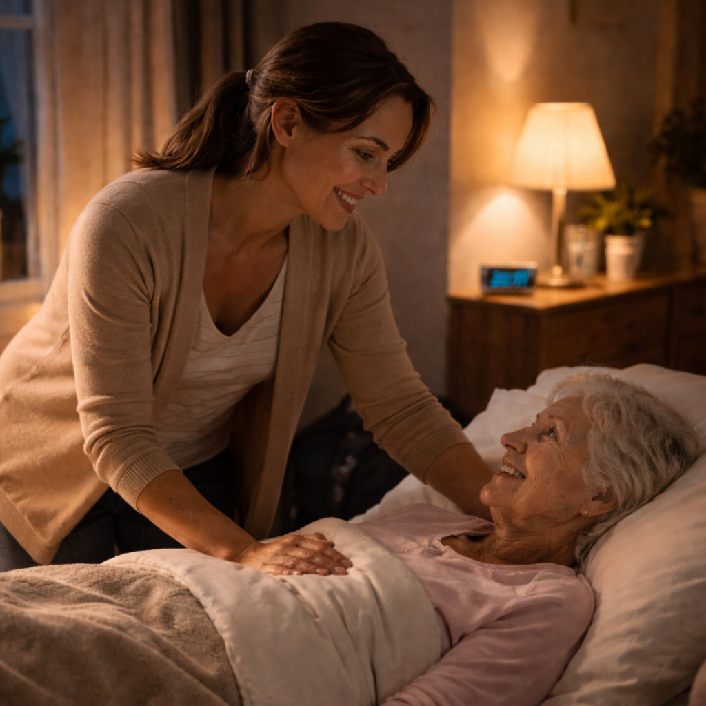 Aide à domicile lors d'une présence de nuit